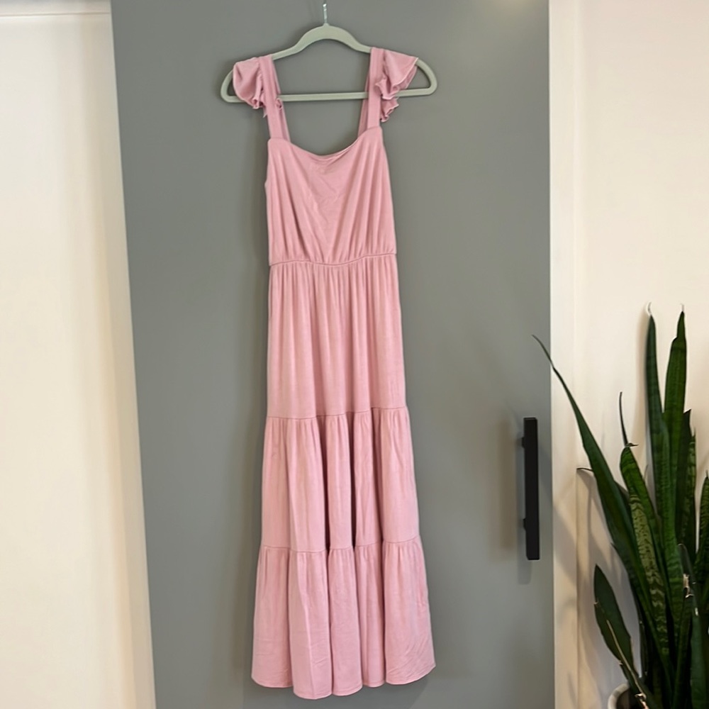 21 Saints Purple Maxi Dress